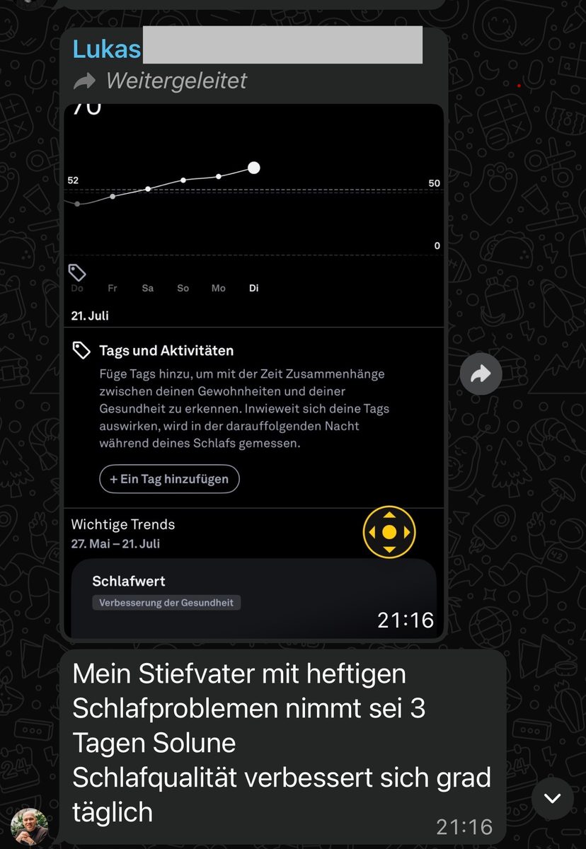 Whoop Schlaf-Score Screenshot 3